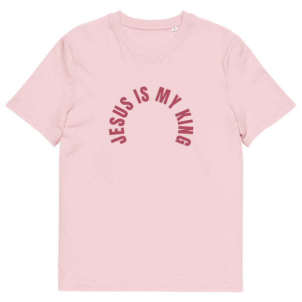 Unisex organic cotton t-shirt                                                                                                                             KING OF KINDS AND LORD OF LORDS